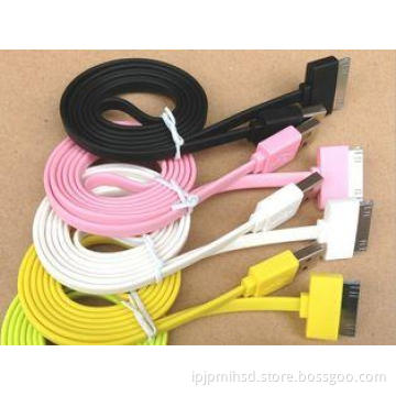 30 Pin Apple IPhone USB Charger Cable 2.0 , TPE IPhone 5 Co